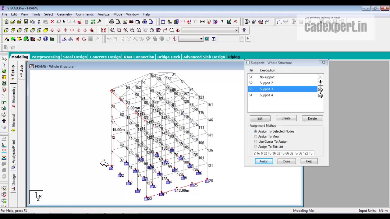 staad pro v8i tutorials