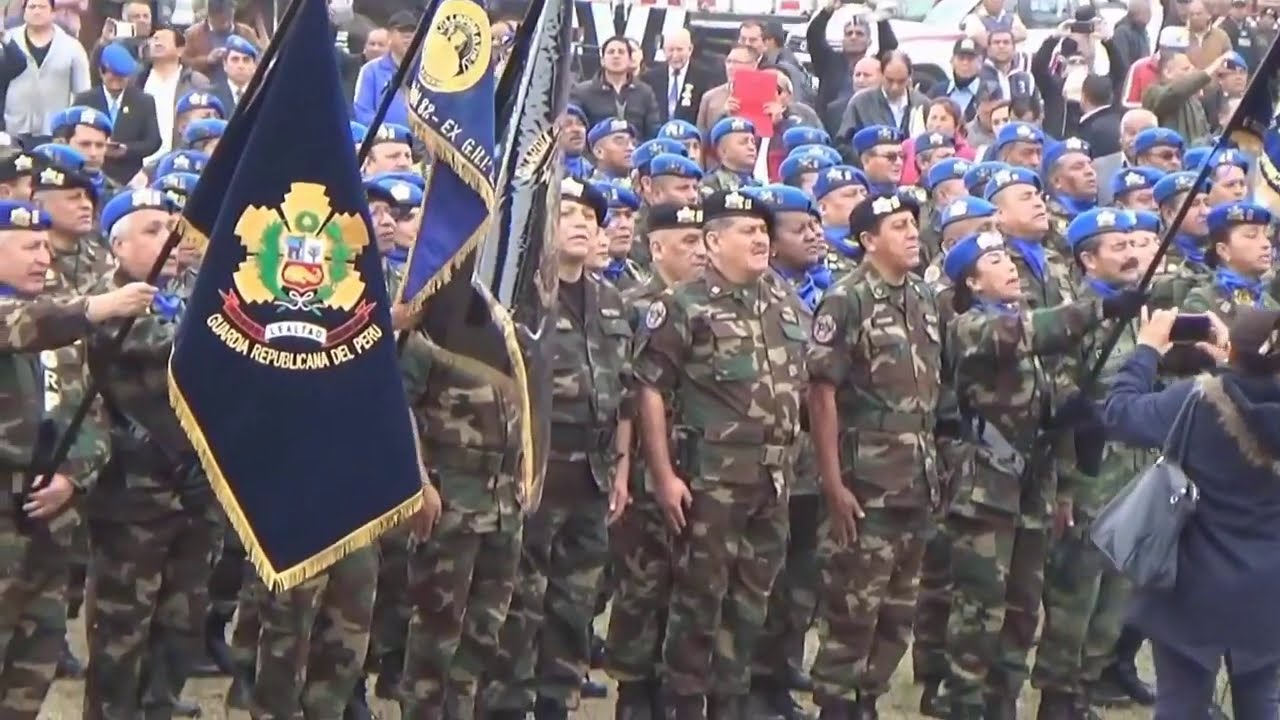 Himno de la Guardia Republicana del Perú-7 de agosto del 2019 y los Tres Ra Republicanos