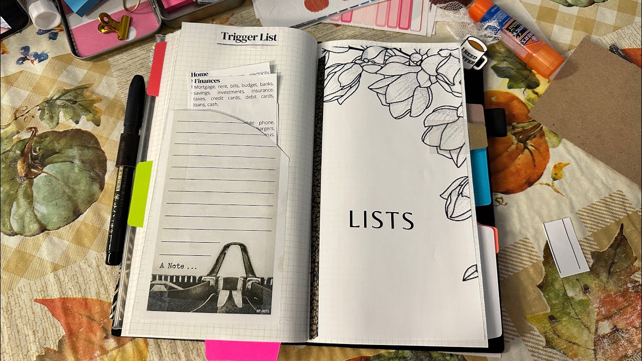 How to Setup Monthly Bullet Journal/Planner - Standard Hobonichi Notebook
