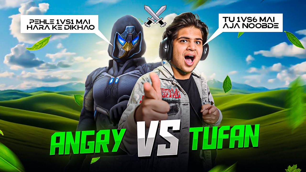 TUFAN FF💻 VS NG ANGRY📲||MOST AWAITED MATCH🔥||