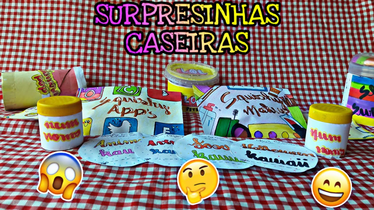 ABRINDO SURPRESINHAS CASEIRAS #1!!