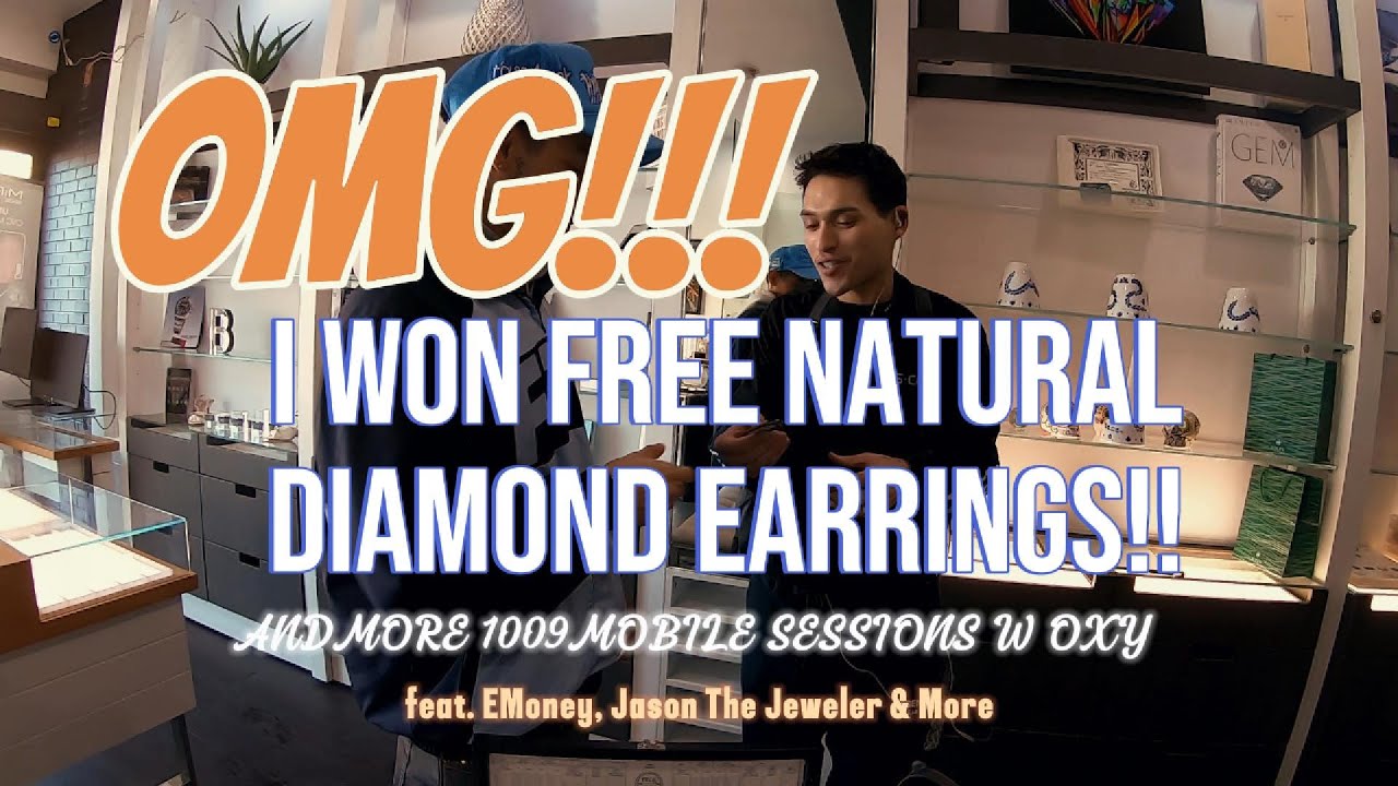 I WON NATURAL DIAMONDS & MORE 1009 MOBILE SESSIONS!! (FEAT. EMONEY, JASON THE JEWELER AND MORE!)