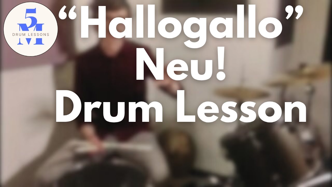 Hallogallo by Neu! Drum Tutorial