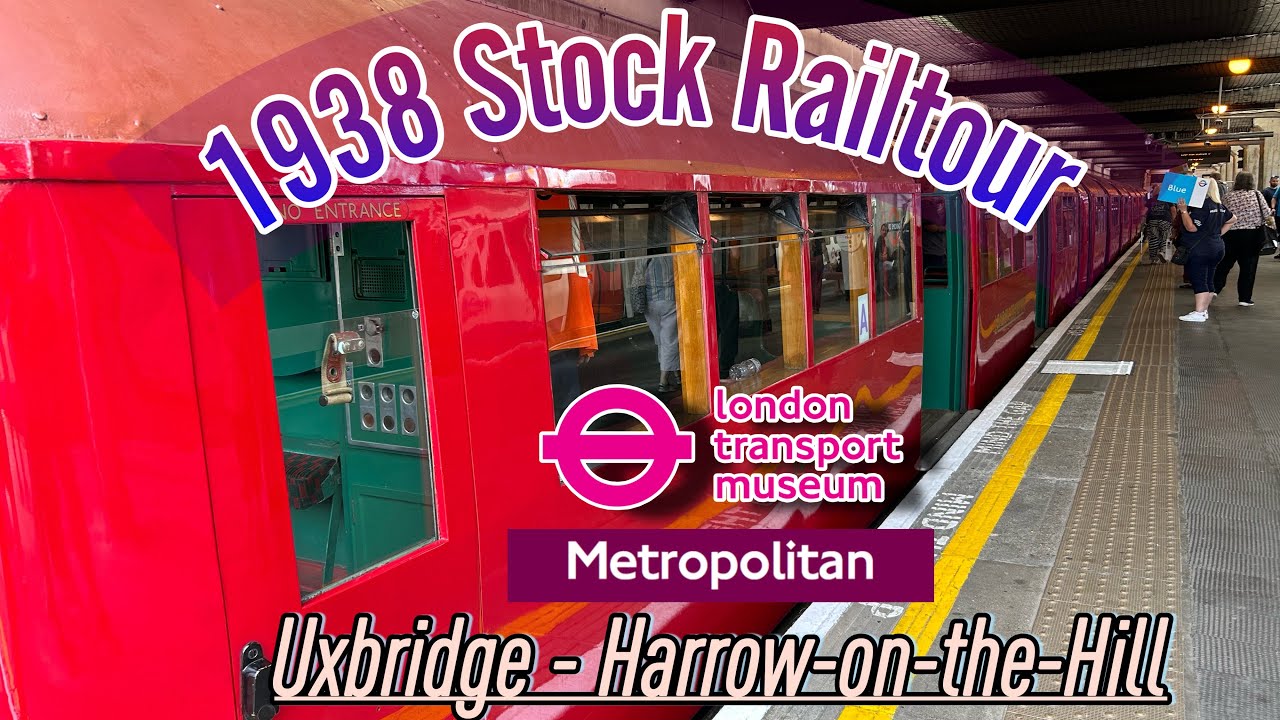 1938 Stock Railtour -  Metropolitan line Uxbridge - Harrow-on-The-Hill 21/07/2024