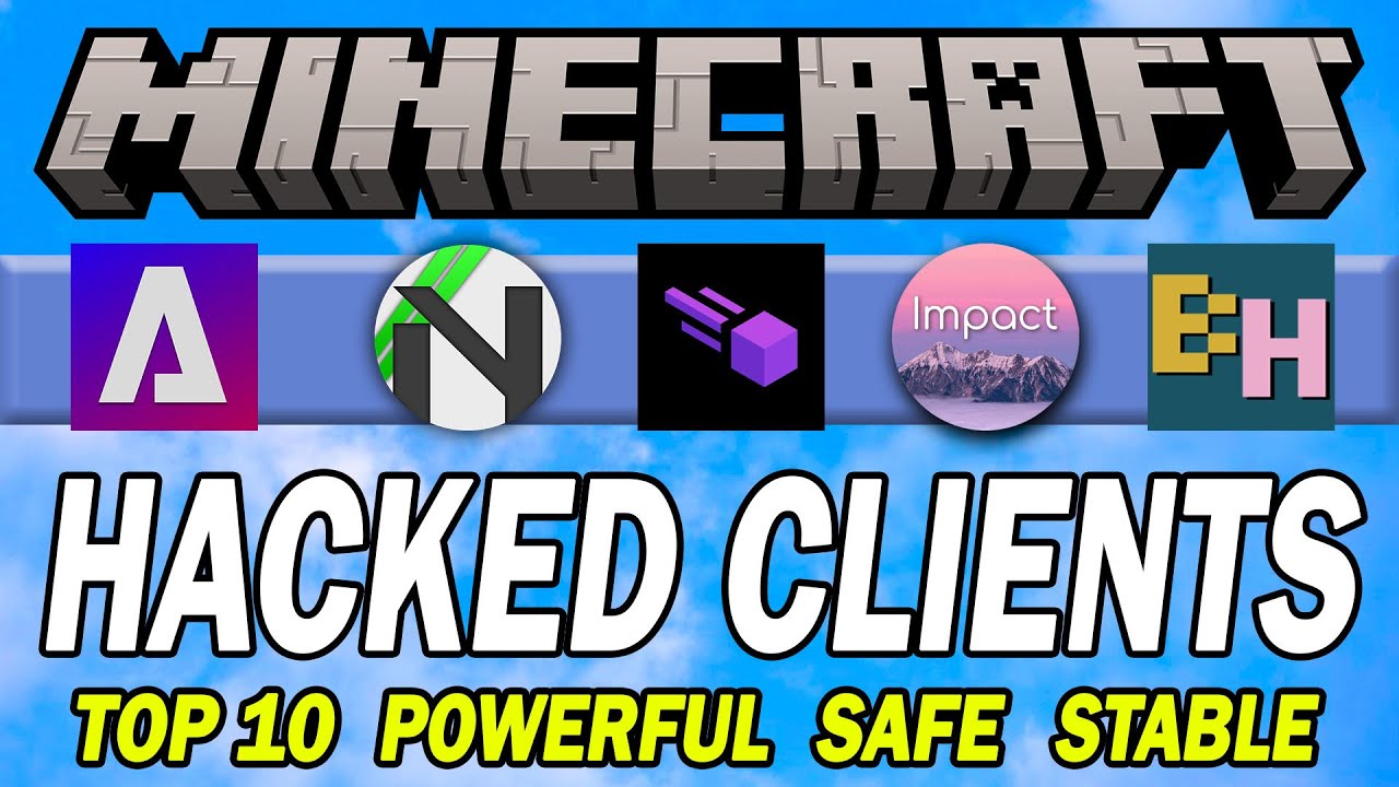 10 ЛУЧШИХ взломанных клиентов Minecraft