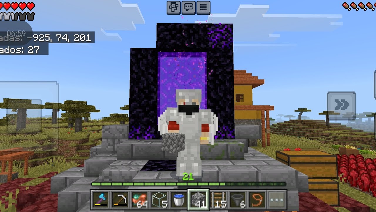 8° episodio de mi serie survival en móvil #minecraft #videojuegos 