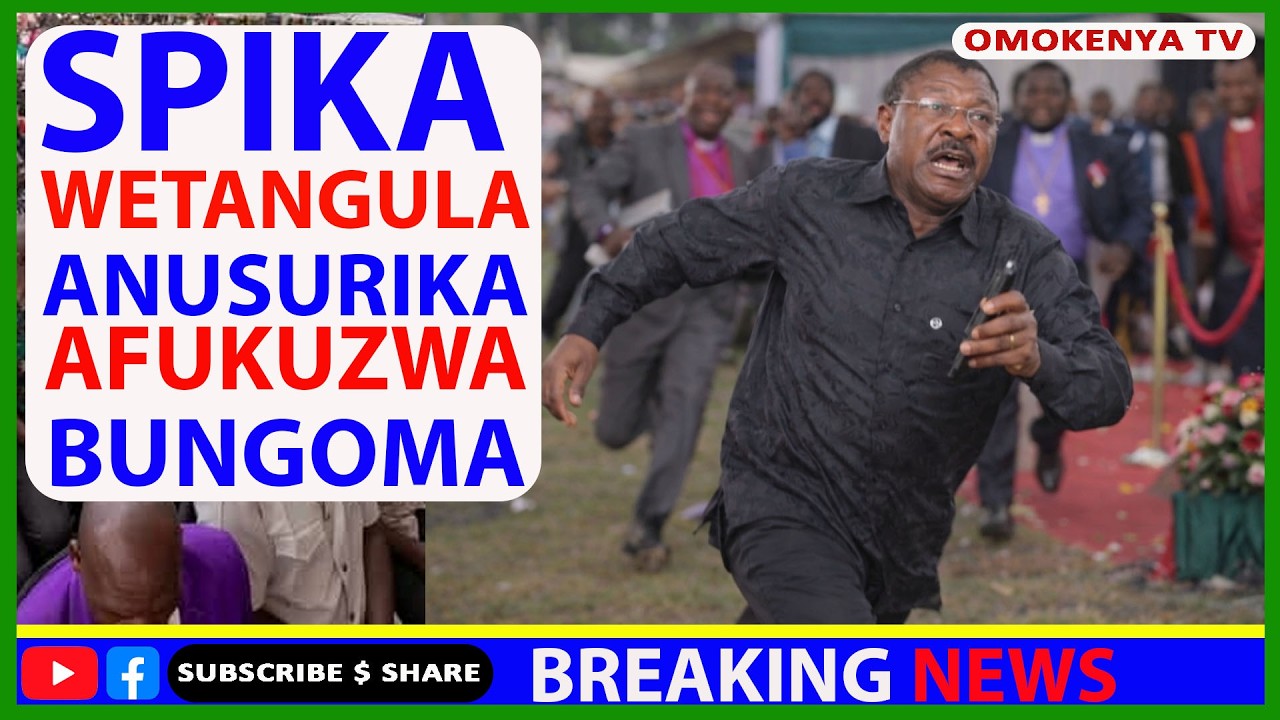 Ni Kubaya. Wetangula Asomewa na Kufukuzwa Bila Huruma Bungoma Makele Ya ‘Wantam’ Watikisa Mazishi ”