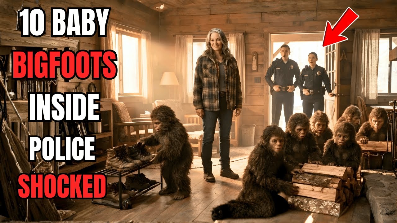 10 Baby Bigfoots Enter Her Home—By Morning, Police Were Shocked By The Truth