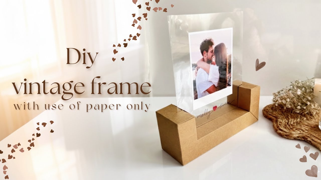 Vintage Photo Frame DIY 😍 | Viral Valentine Gift Idea You Must Try!