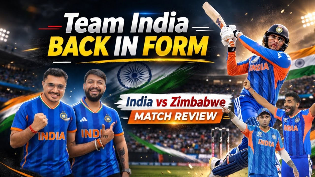 India Back in Form 😍 | India vs Zimbabwe Match Review | Dominant Performance #teamindia #t20worldcup
