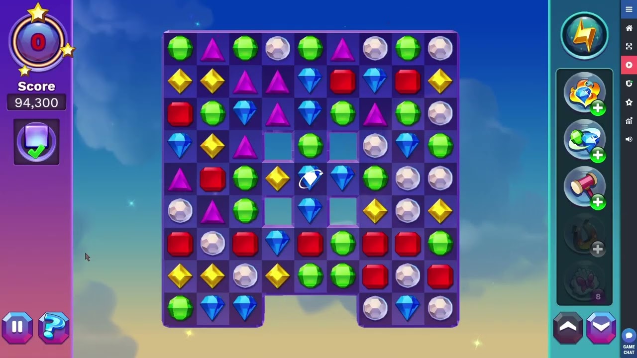 Bejeweled Stars: Valentines Red Milkshake Badge Part 1
