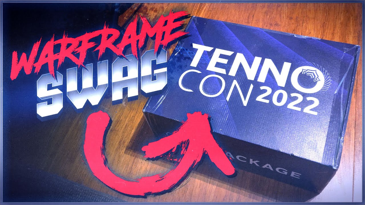 DE sent me a bunch of WARFRAME swag for TennoCon
