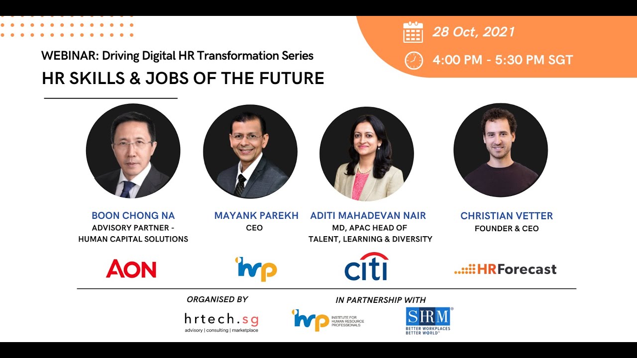 Driving Digital HR Transformation Series: HR Skills & Jobs of the Future