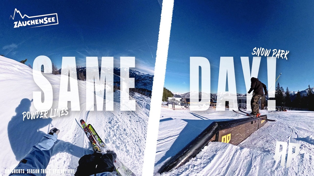 Pow in the morning… park laps in the afternoon. The perfect day?