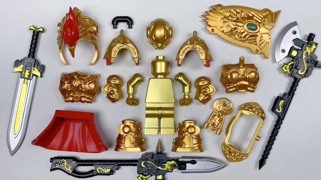 LEGO Warhammer 40K - Aquilon Terminator Squad (Gold) | Unofficial Minifigures