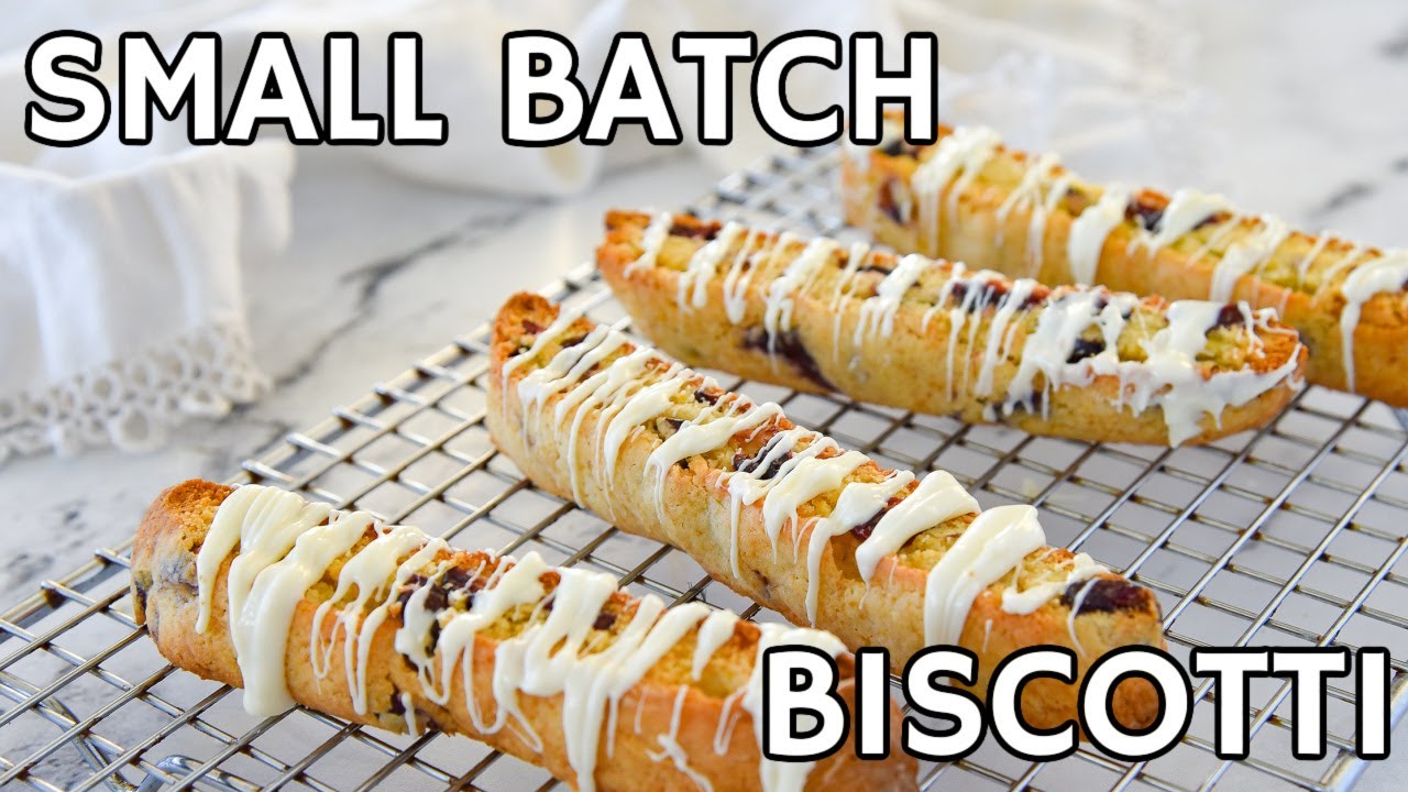 Cranberry Orange Biscotti | Small Batch