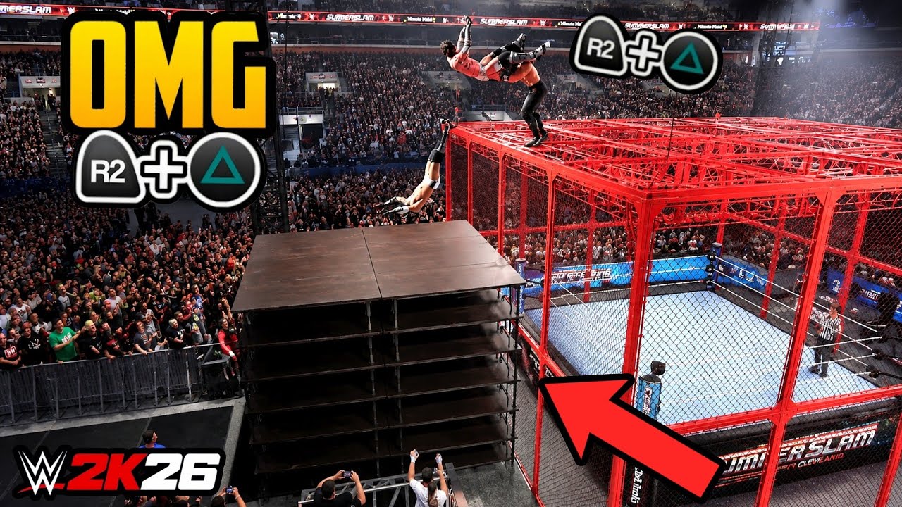 50 najbardziej szalonych moment&oacute;w OMG w WWE 2K26! (CZYSTY CHAOS)