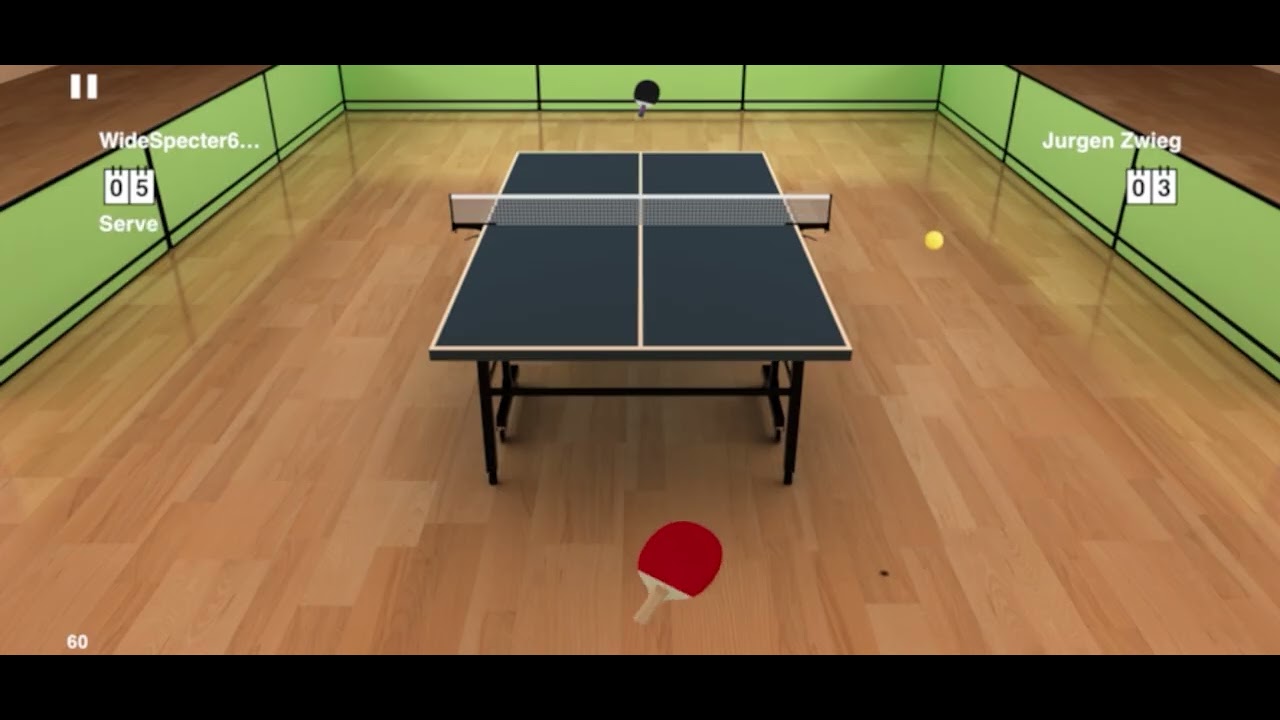 INSANE Rally 😳🏓 | Virtual Table Tennis (1set 2game)