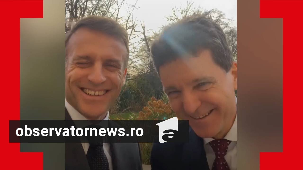 Macron a vorbit şi în română la întâlnirea cu Nicuşor Dan. A promis că va vizita România în 2026