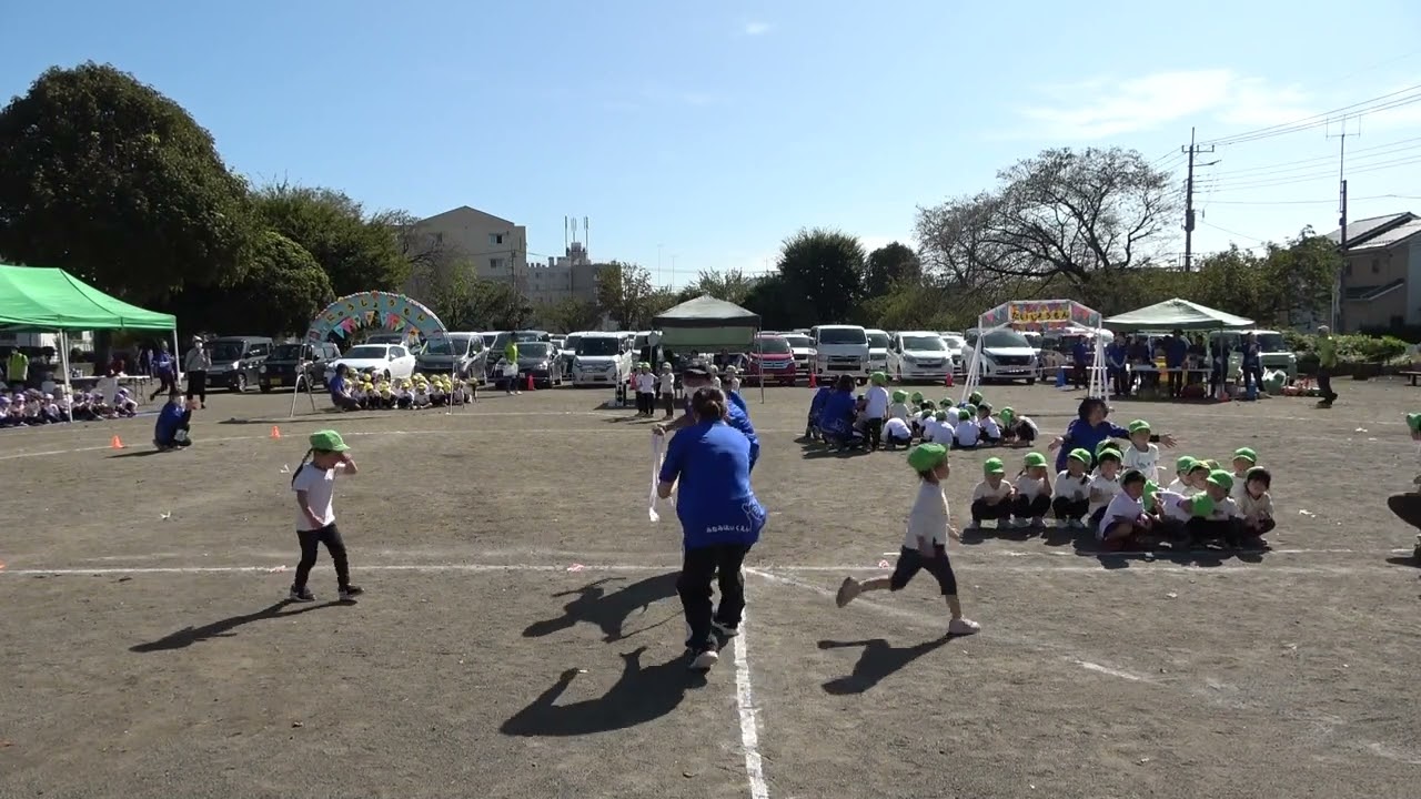 ２０２３年度　みなみ保育園・となりのみなみ保育園　運動会　３歳かけっこ