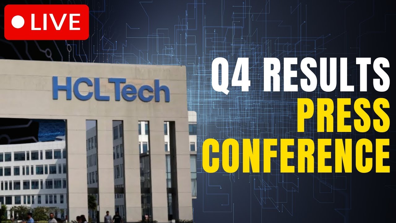 HCL Tech Press Conference LIVE I HCL Tech Q4 & FY25 Annual Results I HCL Tech Q4 Results LIVE