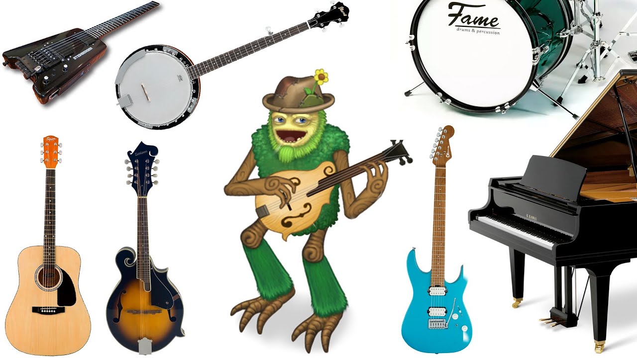 Shugabush Island - All Monster Instruments and Voice Actors 4K