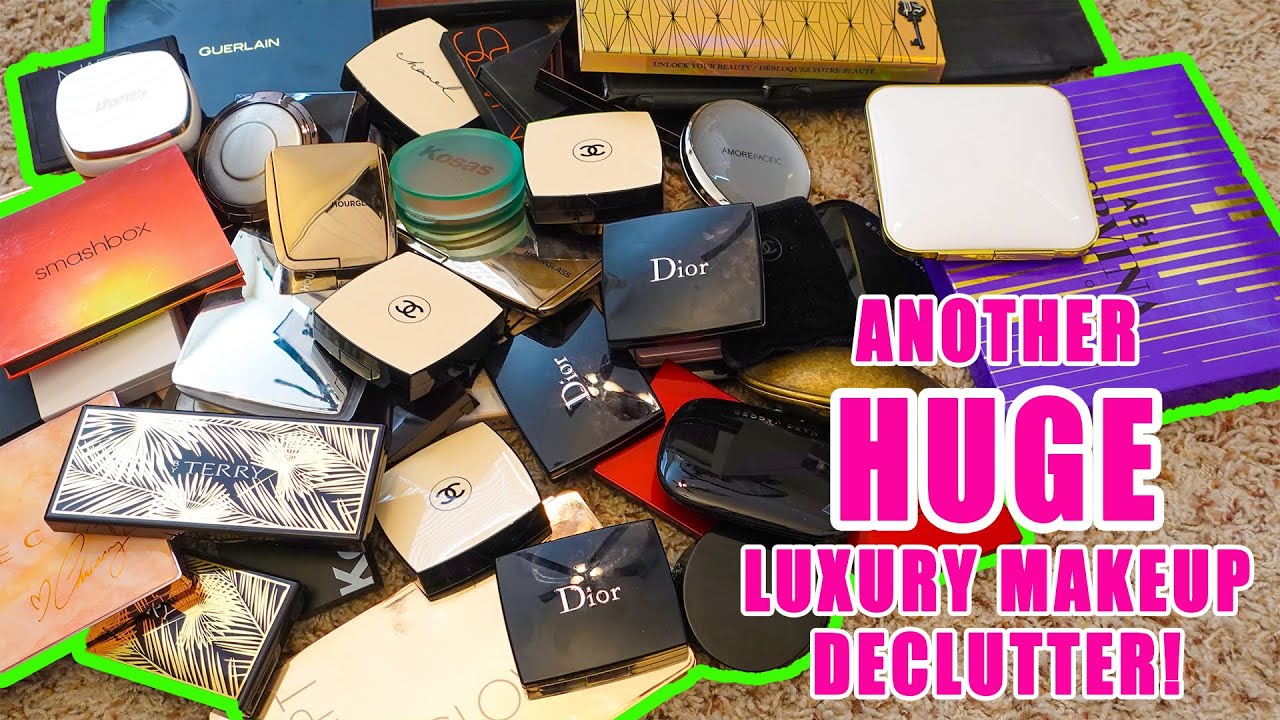 Another HUGE Luxury Makeup Declutter 2021