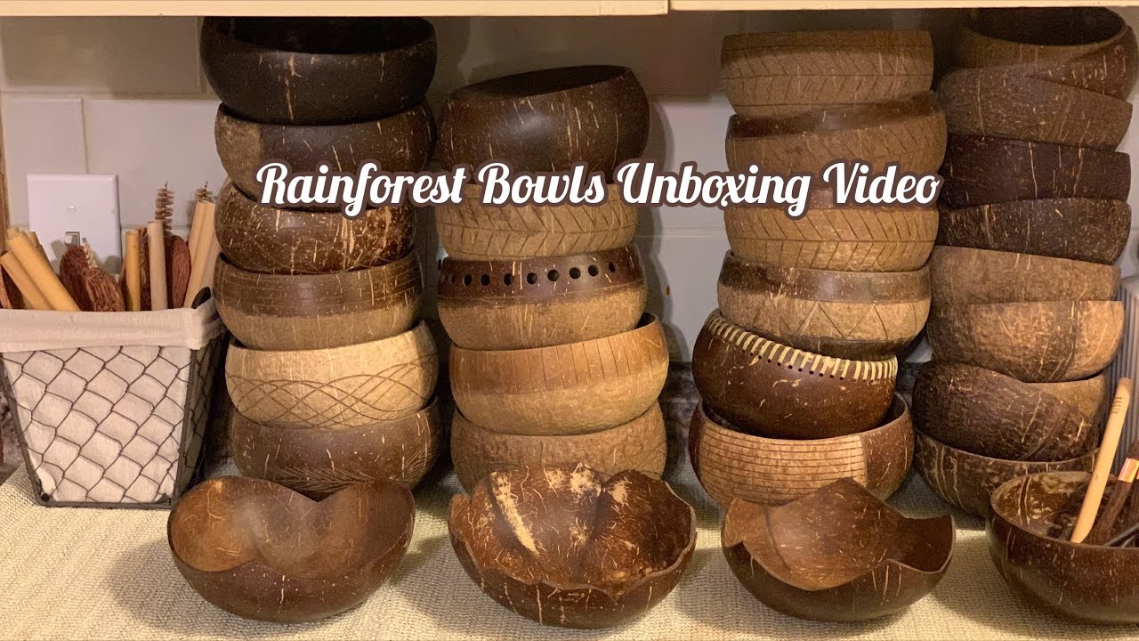 Unboxing Rainforest Bowls Coconut Bowls! Completing my Set