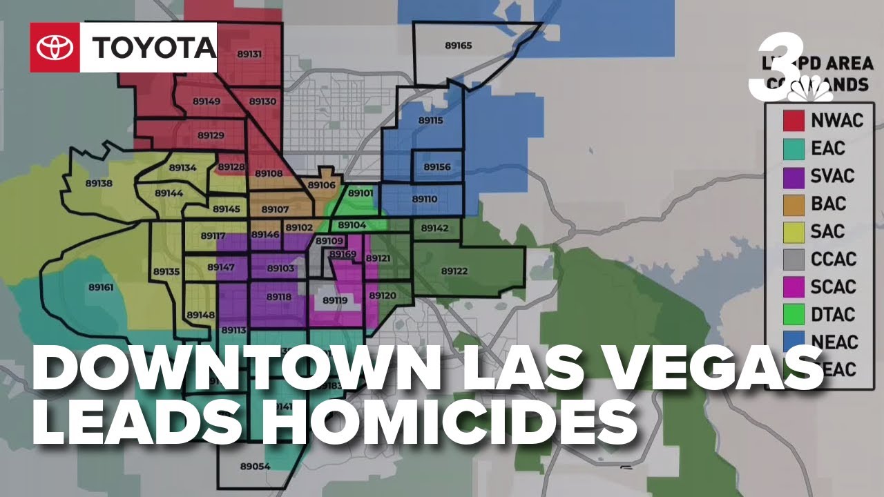 Downtown Las Vegas leads in homicides for 2025, reports 14 deaths, police data shows