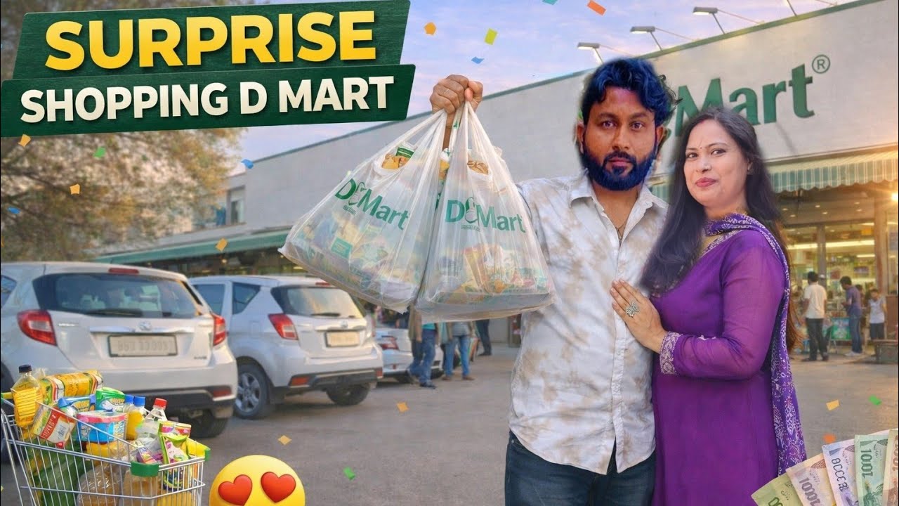Surprise Shoping In D Mart  🛒🛍️  #shopping  #dmart  #surprise shopping 