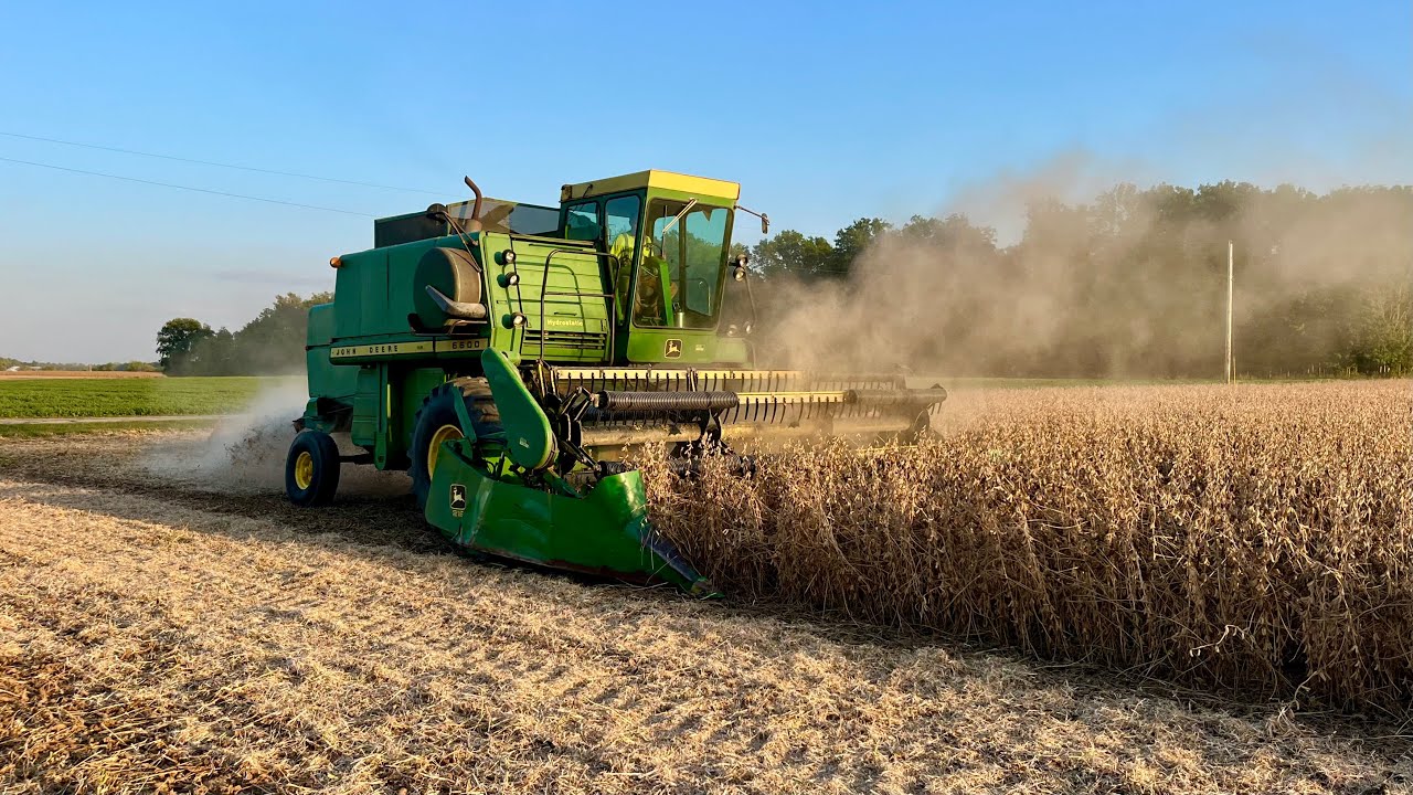 First Day of Harvest with the New Combine!