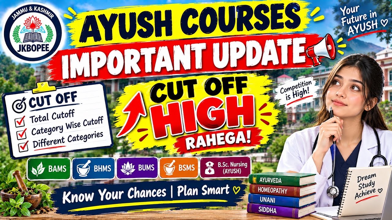 JKBOPEE AYUSH 2026 | WILL THE CUTOFF BE HIGH? 😱 | Category-Wise Cutoff, Seats & Complete Update