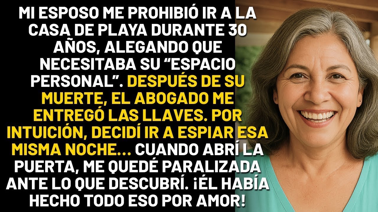 Mi esposo siempre me prohibió ir a la casa de playa — hasta el día en que falleció