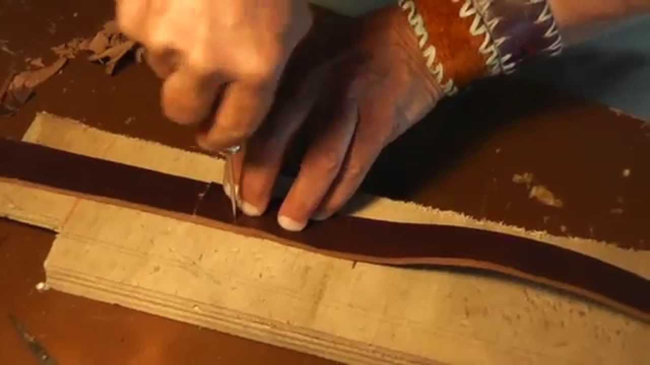 come cucire il cuoio a mano