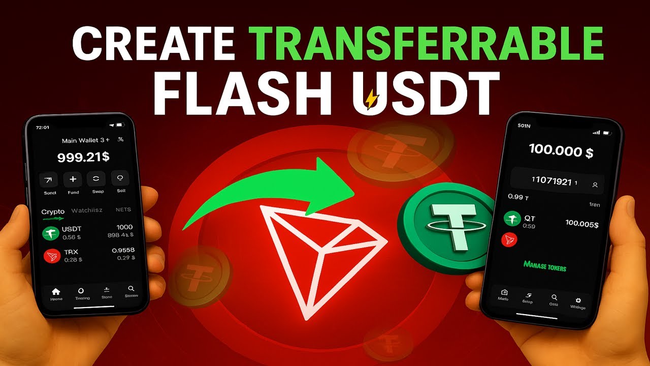 How to Generate Flash USDT in 2 Clicks &mdash; TRC20 Trick 2025