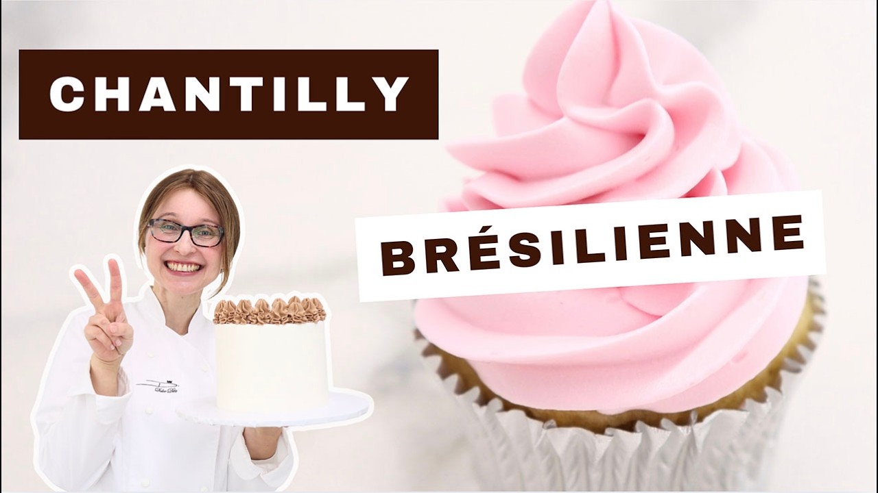 🍰 CHANTILLY BRÉSILIENNE 🧁 Recette INRATABLE version Chocolat, Nutella, lissage parfait de Layer Cake
