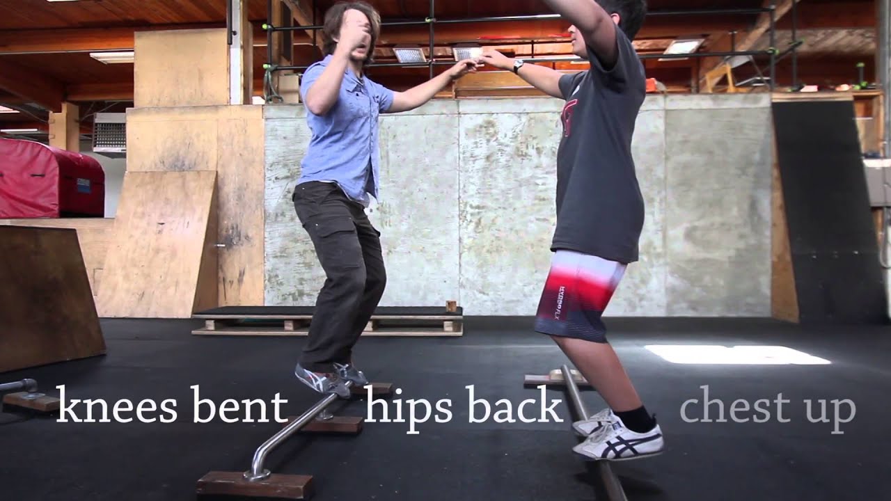 2. Parkour Balance: Perpendicular Rail Balance