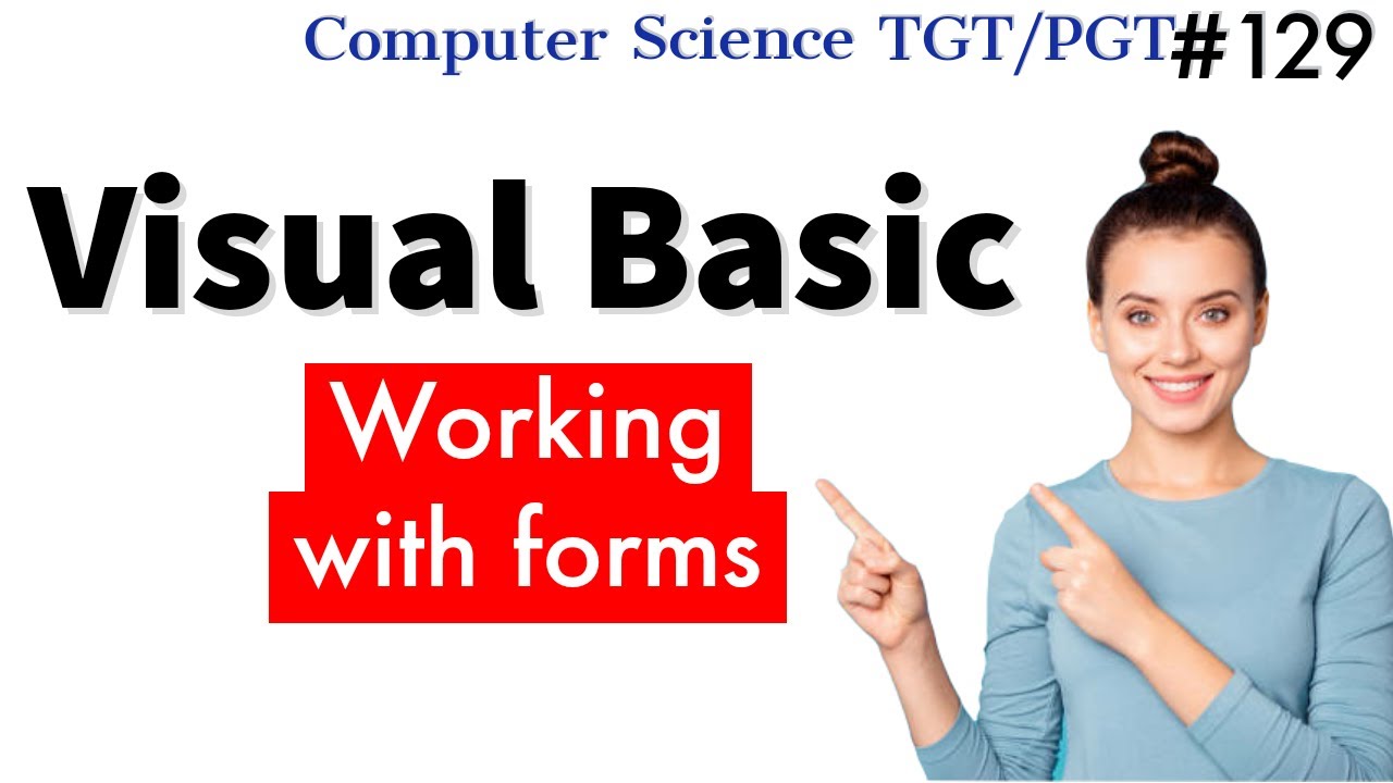 Working in frames in Visual Basic | Visual Basic in Hindi | Computer Science Teacher DSSSB/HSSC/KVS