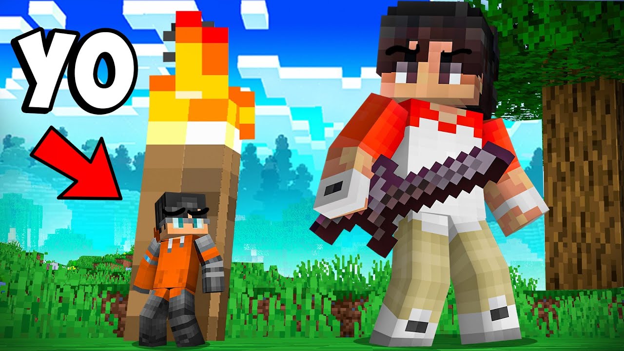 Jugamos un Escondite de Diminutos en Minecraft (videazo 😭)