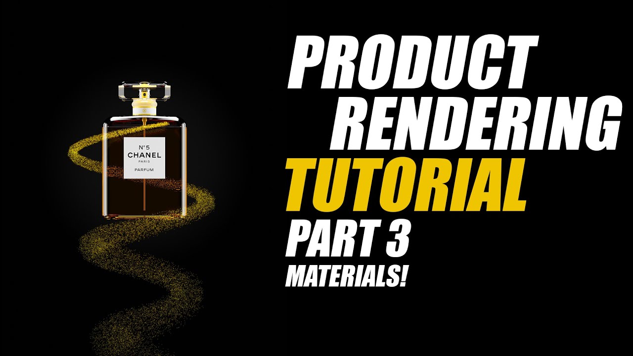 Blender perfume product mockup tutorial | Part 3: Materials!