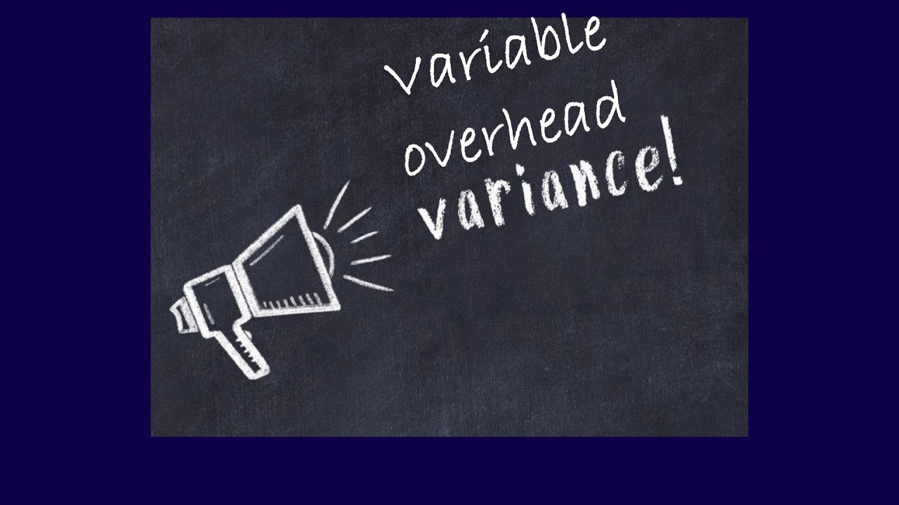 ACC406, Chapter 11, Video 3, Calculate variable overhead variances!