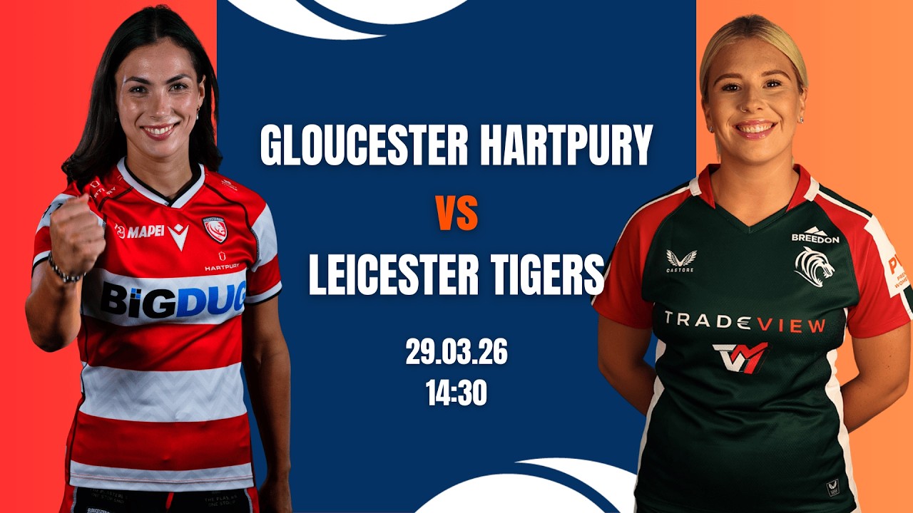 LIVE Premiership Women's Rugby | Gloucester Hartpury vs Leicester Tigers
