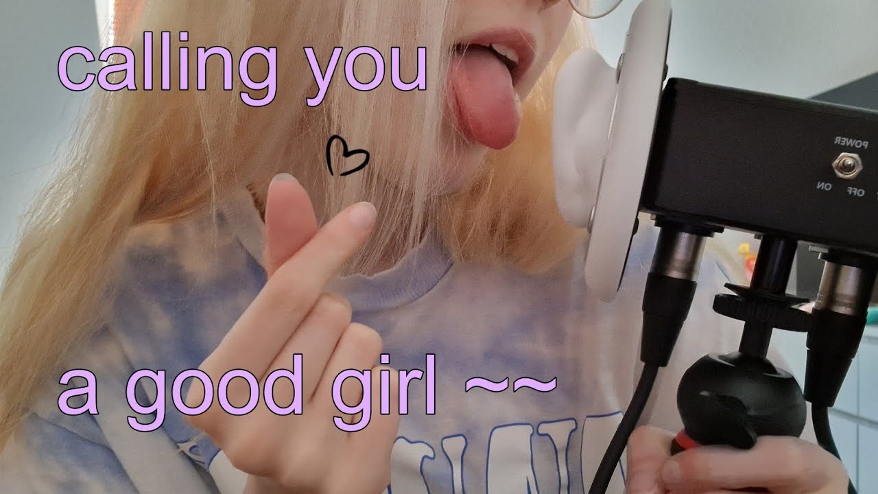 ASMR Calling you a good girl + positive affirmations & personal attention