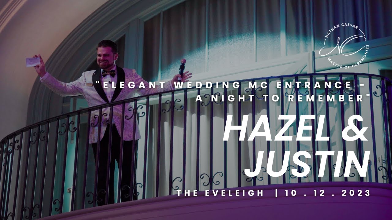 Elegant Wedding MC Entrance at The Eveleigh, Sydney | Nathan Cassar, Master of Ceremonies