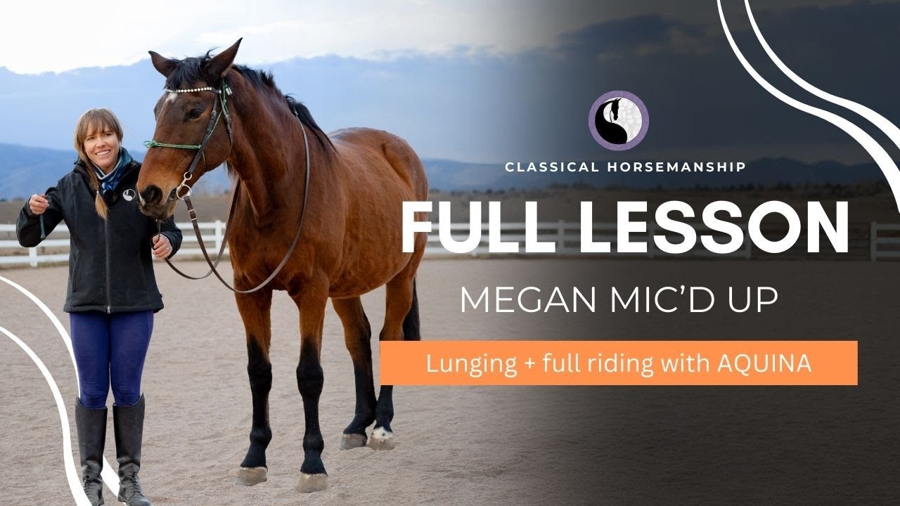 Live classical dressage training session with Megan Sorentino!