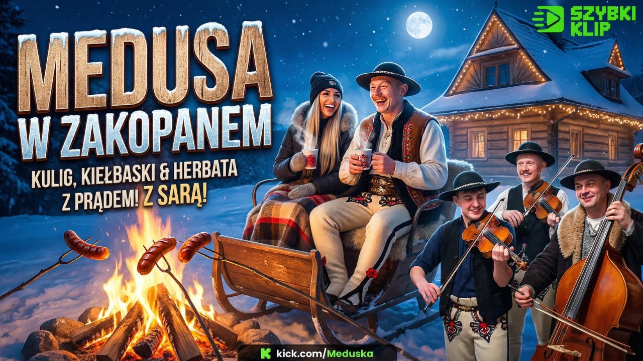 MEDUSA w Zakopanem z SARĄ! Kulig, kiełbaski i g&oacute;ralski klimat ❄️🔥