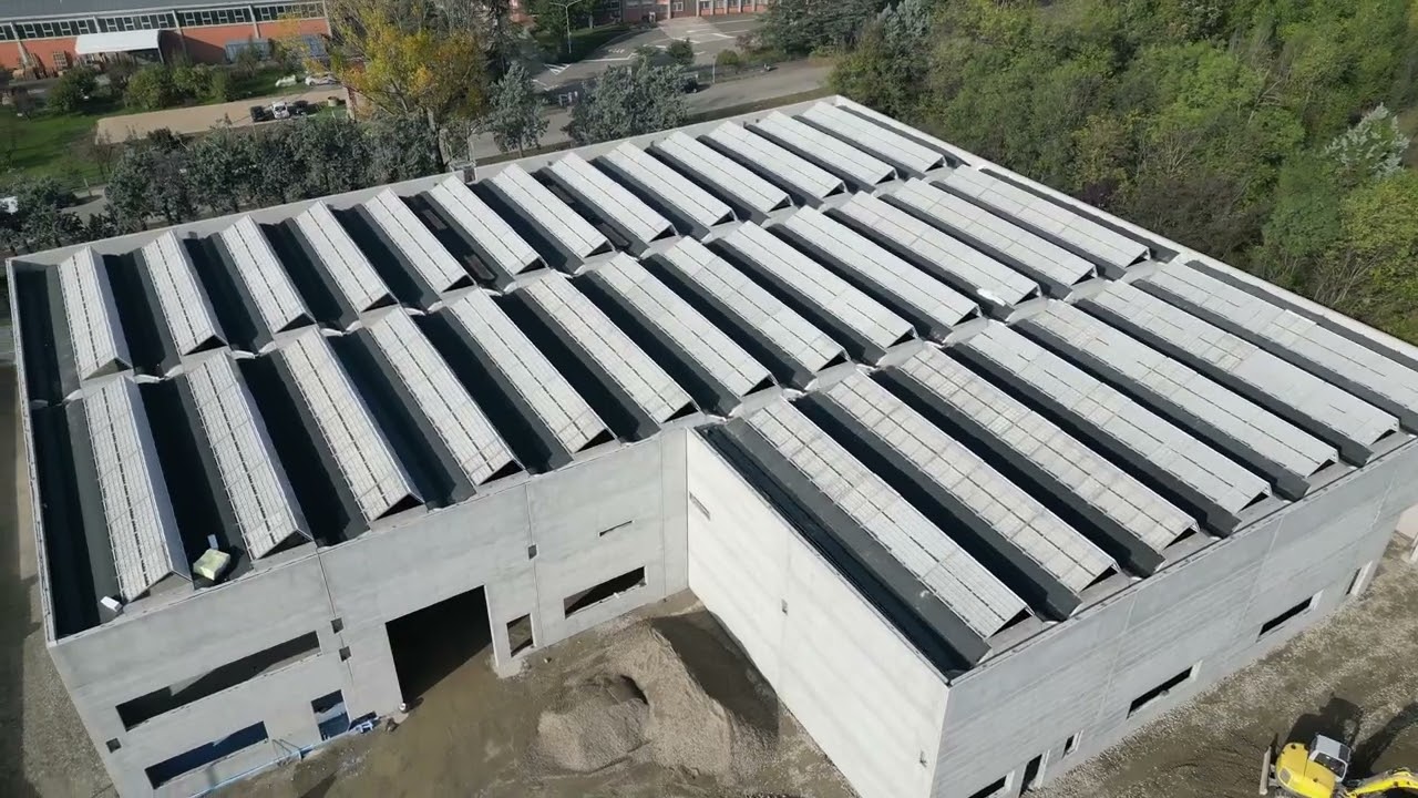 Capannone CoGe in costruzione