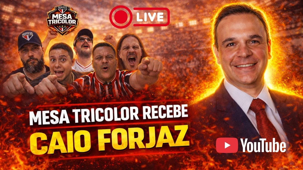 AO VIVO: CAIO FORJAZ FALA TUDO DO SPFC! 🔴⚪⚫