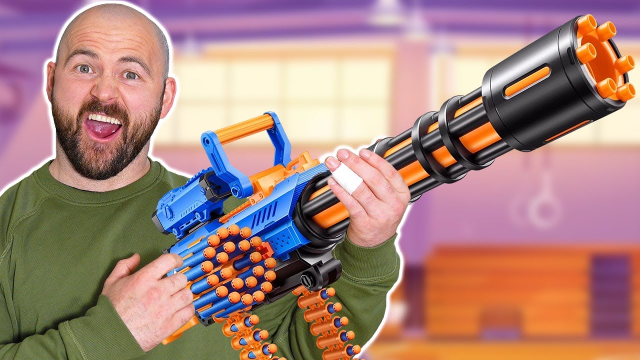 TRICKSHOTS in a Gymnastics Gym!