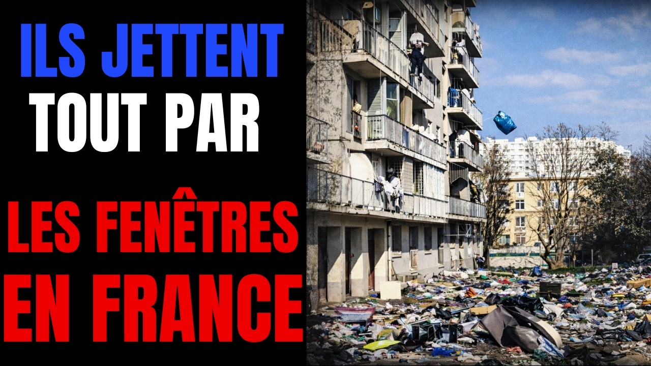 ILS JETTENT LEURS POUBELLES PAR LES FEN&Ecirc;TRES EN FRANCE